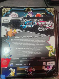 Pokemon TCG Black Bolt And White Flare S&V Unova Poster Collection Box Sealed - Image 4