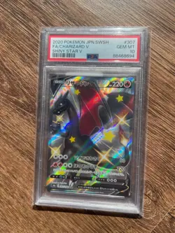Pokemon Charizard V 307/190 S4a Shiny Star V Secret Rare PSA 10 Holo Japanese - Image 3