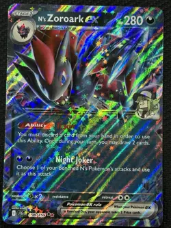 Pokemon N's Zoroark ex 098/159 Sv09: Journey Together Double Rare Holo 280HP - Image 1