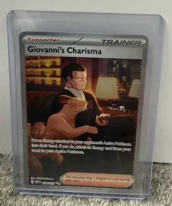 Giovanni's Charisma Pokemon Trading Card Game 204/165 Scarlet & Violet 151 - Image 1