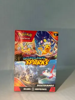 Pokemon TCG Scarlet & Violet Surging Sparks Booster Bundle 6 Packs, New Sealed - Image 1