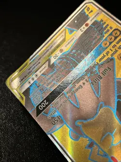 Pikachu & Zekrom GX 162/181 MP Full Art Ultra Rare SM Team Up Pokemon Card! - Image 3