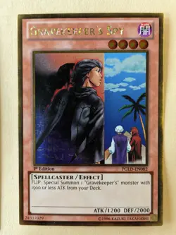 GRAVEKEEPER'S SPY-YUGIOH-GOLD RARE 1ST EDITION-PGLD-EN082 - Image 1