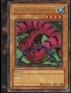 Yugioh Giant Red Seasnake TP4-007 Tournament Pack 4 Rare NM - Image 1