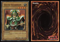 Celtic Guardian LOB-007 GLOSSY Super Rare 1st Edition Yu-Gi-Oh - Image 3