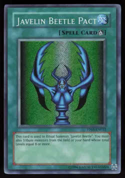 Javelin Beetle Pact (Secret Rare) PP01-EN012 Secret Rare Yu-Gi-Oh - Image 1