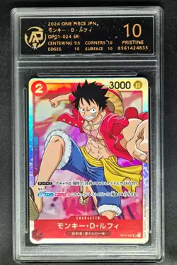 2024 ONE PIECE JPN. cards Monkey D. Luffy OP01-024 SR RPA 10 (SAME AS PSA 10) - Image 1