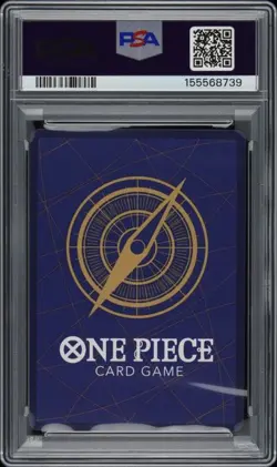 2025 One Piece OP13 EN Red Manga Alternate Art #118 Monkey D. Luffy PSA 10 (QR39 - Image 2