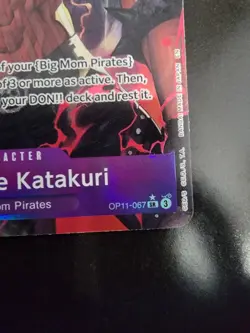 Charlotte Katakuri (Alternate Art) OP11-067 A Fist of Divine Speed Foil ENG NM - Image 5