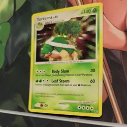 Torterra 17/130 Holo Rare Diamond and Pearl Pokemon Card - Image 2