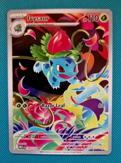 Pokemon Cards Ivysaur 134/132 Mega Evolution Illustration Rare NM - Image 1