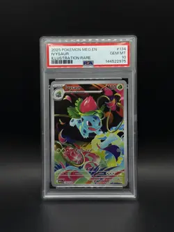 Ivysaur 134/132 Pokemon Mega Evolution Illustration Rare 2025 PSA 10 GEM MINT💎 - Image 1