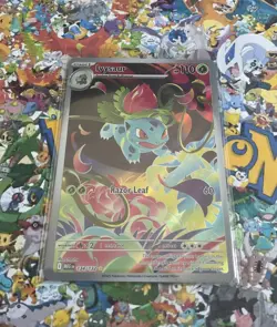 Ivysaur 134/132 Illustration Rare Mega Evolution Holo Pokemon Card NM - Image 1
