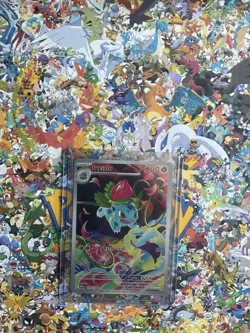 Ivysaur 134/132 Illustration Rare Mega Evolution Holo Pokemon Card NM - Image 2