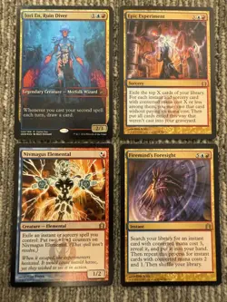 Magic The Gathering MTG Lot of 4 Izzet Cards Jori En Promo Epic Experiment RTR - Image 1