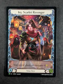 2023 Flesh and Blood IRA, SCARLET REVENGER #HER123 Promotional Cards Foil ENG - Image 1