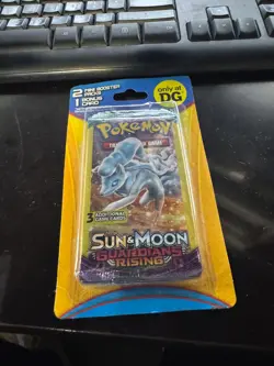 1 - Pokemon Sun & Moon Guardians Rising DG Blister Pack - 2 Packs & 1 Bonus Card - Image 1