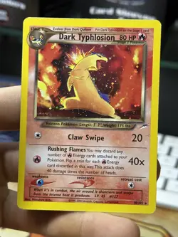 Dark Typhlosion 10/105 Neo Destiny 2000 Holo Rare WOTC Pokemon Card TCG - Image 3