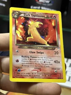 Dark Typhlosion 10/105 Neo Destiny 2000 Holo Rare WOTC Pokemon Card TCG - Image 5