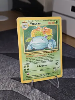 Pokemon TCG Venusaur Base Set Holo Unlimited Rare Card 15/102 1999 - High Play - Image 2