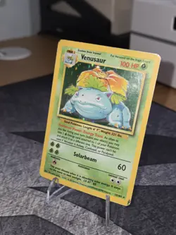 Pokemon TCG Venusaur Base Set Holo Unlimited Rare Card 15/102 1999 - High Play - Image 3
