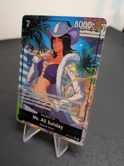 “Ms. All Sunday OP14-084 SR One Piece Card Game Holo Nico Robin NM” - Image 3