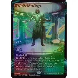 Foil Secluded Starforge (showcase) X4 M/NM Magic MTG Edge Of Eternities - Image 1