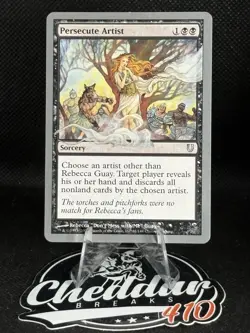 Persecute Artist 1x MtG Unhinged UNH SP/NM - Image 1