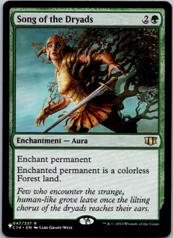 Song of the Dryads R The List Reprints 047/337 NM Normal - Image 1