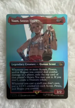 MTG: Vaan, Street Thief (Borderless) Final Fantasy Foil - Image 1