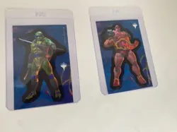 2026 Magic The Gathering Teenage Mutant Ninja Turtles Leonardo, Krang Stickers - Image 1
