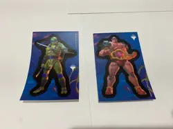 2026 Magic The Gathering Teenage Mutant Ninja Turtles Leonardo, Krang Stickers - Image 2