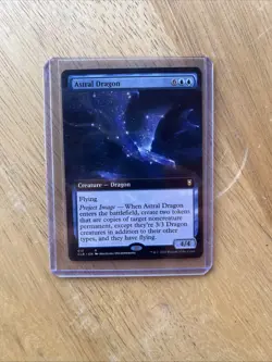 MTG Astral Dragon EXTENDED ART Commander Legends Baldur's Gate 613 Magic NM - Image 1