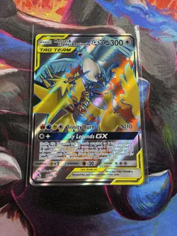 Pokemon Moltres & Zapdos & Articuno GX 66/68 Hidden Fates Ultra Rare Holo 300 HP - Image 1