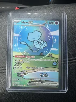Pokemon Mew SIR SV Paldean Fates 232/091 Special Illustration Rare Bubble Mew nm - Image 1