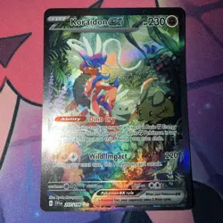 Koraidon ex 247/198 Special Illustration Rare Scarlet & Violet Pokemon TCG - Image 1