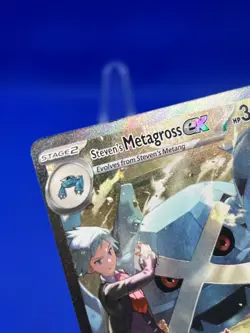 Pokemon Ascended Heroes Steven’s Metagross ex 289/217 Special Illustration Rare - Image 3