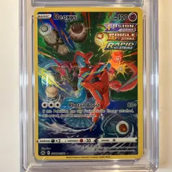 2023 POKEMON SWORD AND SHIELD CROWN ZENITH GG12 FULL ART/DEOXYS CGC 8.5 - Image 3