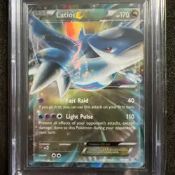 2015 POKEMON XY ROARING SKIES 58 LATIOS EX CGC BLUE LABEL 9 - Image 2