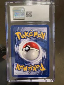 1999 Pokemon TCG Base Set Shadowless Ninetales Holo 12/102 CGC 9 - Image 2