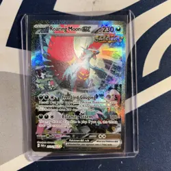 Pokemon Roaring Moon ex Special Illustration Rare SV04: Paradox Rift 251/182 NM - Image 1