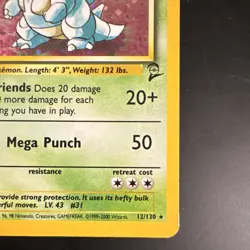 Pokemon TCG Nidoqueen 12/130 Base Set 2 Holo Rare Stage 2 90 HP 2000 WOTC - Image 5