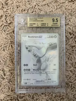 Pokemon Reshiram EX Black White Rare Holo Sv: White Flare 173/086 BGS 9.5 - Image 1