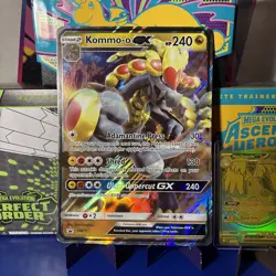 Pokemon TCG Kommo-o GX Jumbo Large SM71 Black Star Promo S&M Holo 2017 - Image 1
