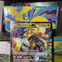 Pokemon TCG Kommo-o GX Jumbo Large SM71 Black Star Promo S&M Holo 2017 - Image 3