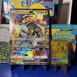 Pokemon TCG Kommo-o GX Jumbo Large SM71 Black Star Promo S&M Holo 2017 - Image 4