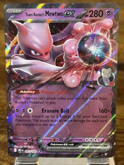Mewtwo EX 081/182 Double Rare Destined Rivals DRI Pokemon Scarlet & Violet - Image 1