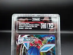 2021 POKEMON SWSH GLACEON VMAX EVOLVING SKIES FULL ART 041/203 TAG 10 - Image 2