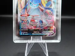 2021 POKEMON SWSH GLACEON VMAX EVOLVING SKIES FULL ART 041/203 TAG 10 - Image 3