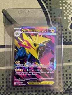Mega Manectric ex 158/132 Me01: Mega Evolution Holo Pokemon Near Mint - Image 3